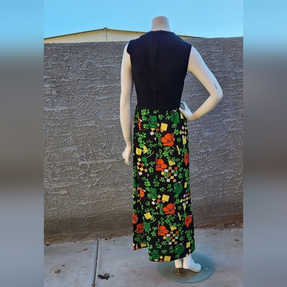 Vintage 1970's Sleeveless‎ Maxi Dress - Picture 6 of 11